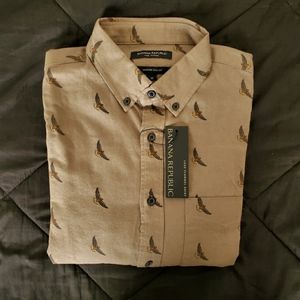 Banana Republic Bird Print Shirt